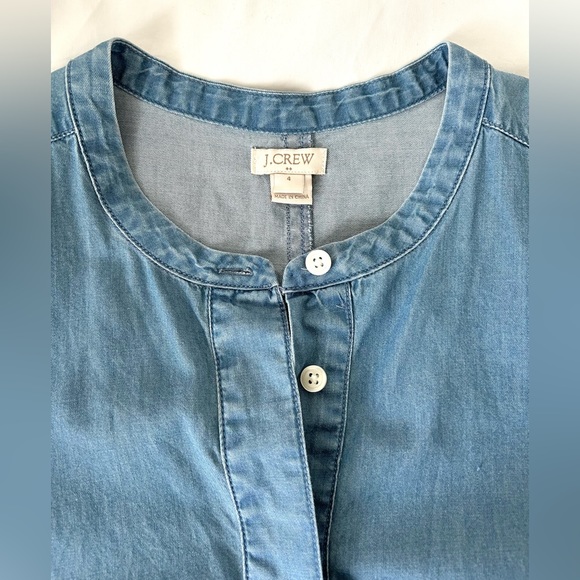 J.Crew Factory Chambray Jumpsuit - Picture 3 of 11